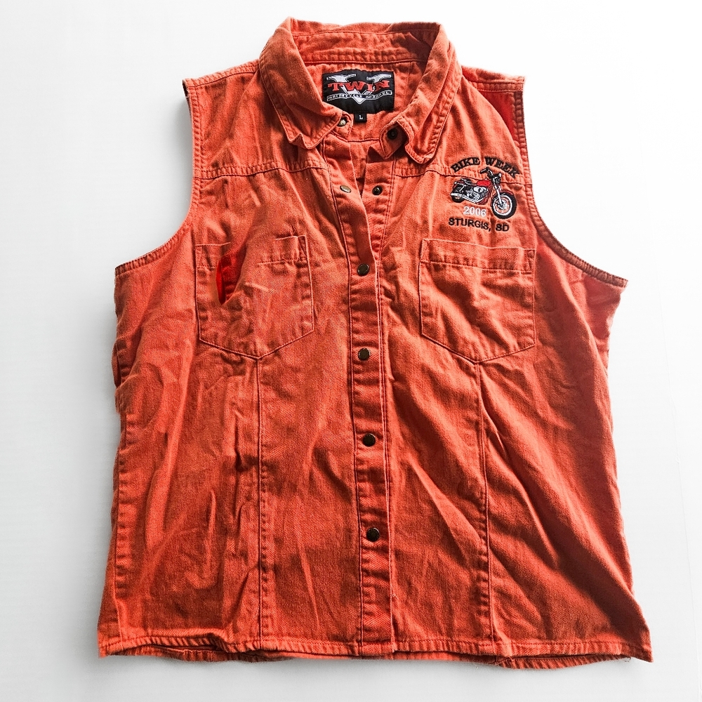 Sturgis Bike Week Motorcycle Vest Size Large